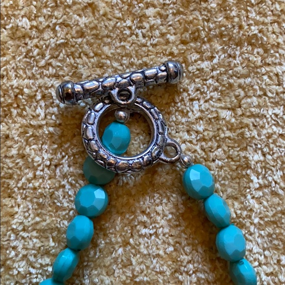 Hand beaded crystal necklace - Picture 3 of 3